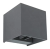 Zewnętrzny kinkiet Veronika 34168 kostka LED 6W 3000K grafitowa