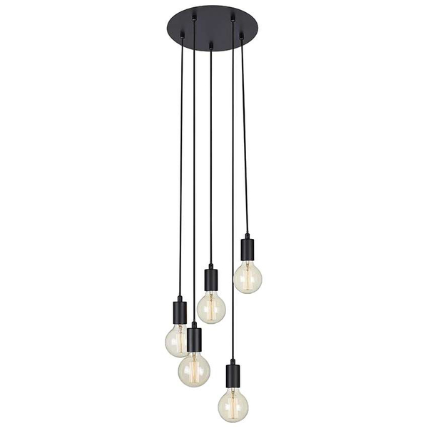 LAMPA wisząca SKY 107467 Markslojd metalowa OPRAWA industrialny ZWIS kaskada czarna
