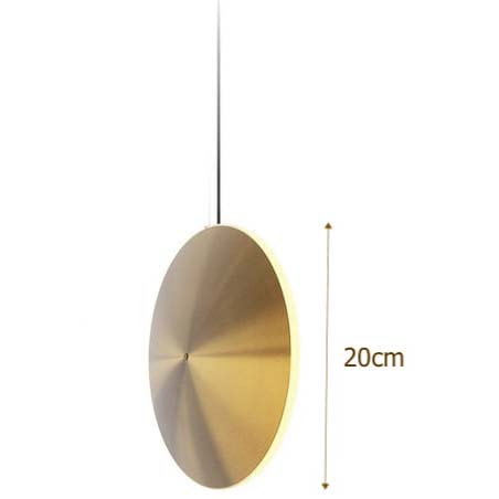 Nowoczesna lampa wisząca CGBING20 LED 5W talerz mosiądz