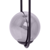 Wisząca lampa elipsa Davos K-5110 Kaja ball kula grafitowa czarna