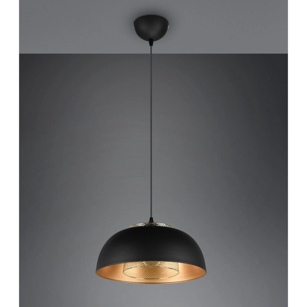 Zwieszana lampa Punch R30811932 RL Light kopuła do salonu czarna