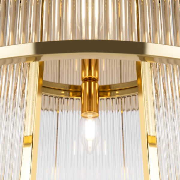 Lampa sufitowa metalowa Frame MOD174CL-06G Maytoni do salonu złota