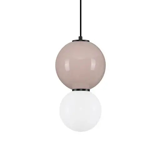 Lampa wisząca szklana do salonu JORELIA LE45252 LED 6W 3000K beżowa biała