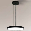 LAMPA wisząca NUNGO 6016 Shilo okrągła OPRAWA loftowa LED 24,48W 3000K zwis czarny