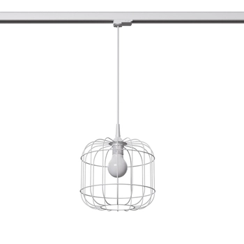Wisząca lampa druciana z żarówką CELTA MYL.00371 trzyfazowa biały
