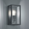 Antracytowa klatka ścienna KORIEL DL142201860 zewnętrzna lampa loft