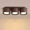 Potrójna lampa sufitowa MODO brązowa SL.2484 3xGx53 do biura