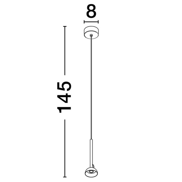 Wisząca lampa stożek ACHOCALLA LE44759 LED 5W 3000K nad stół czarny