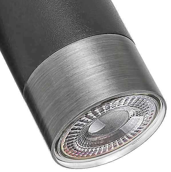 Nowoczesna LAMPA ścienna ZIRCON 5069 Rabalux regulowany kinkiet tuba do sypialni czarna