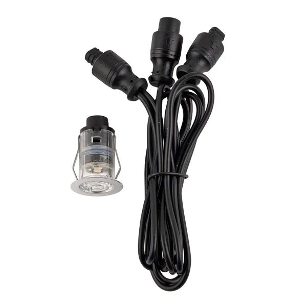 Okrągłe oczko łazienkowe IKON 94430 LED 0,75W 3000-4000K IP67 przezroczyste