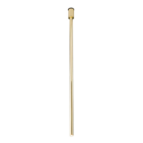 Natynkowa lampa tuba Alha Y 9164 Dohar 100 cm metalowa nad stół salonowa mosiądz