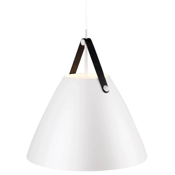 Minimalistyczna lampa wisząca Strap 84353001 Nordlux biała