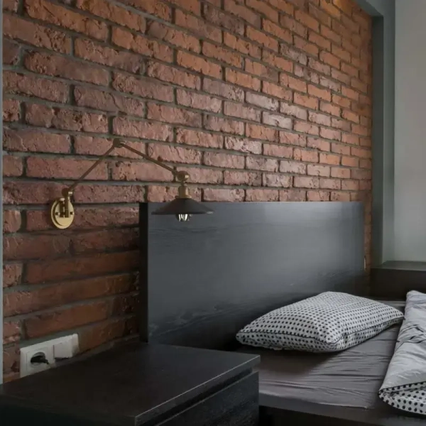 Regulowany kinkiet ścienny Retro ABR-KRNW-GB Abruzzo czarny złoty