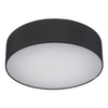 Okrągły plafon sypialniany Rondo 4245 TK Lighting tkaninowy czarny biały