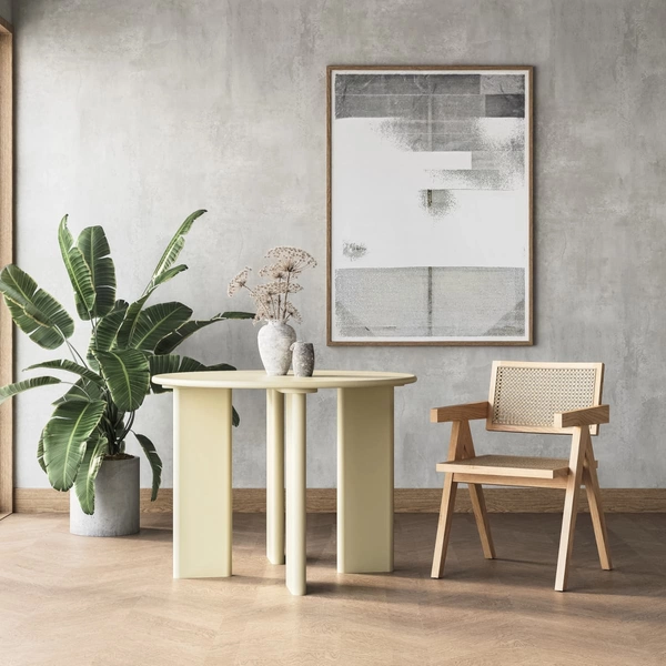 Krzesło BOHO MH-011CH-NN Step podłokietniki drewno rattanowe beżowe