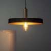 Metalowa wisząca lampa Dario ABR-LWO-DARIO-C talerz nad wyspę czarna
