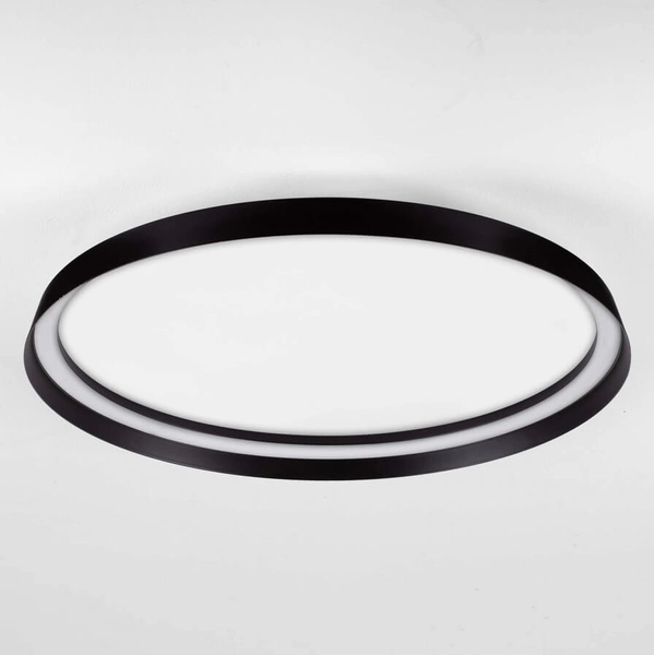 Nowoczesny plafon sufitowy BATALLAS LE44651 LED 48W 2700-4000K czarny