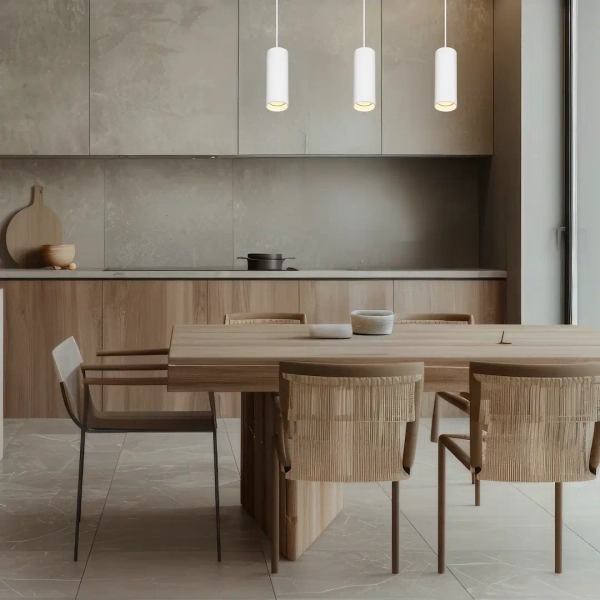 Industrialna lampa wisząca 1-fazowa szynowa Pipe Track ML2125 biały