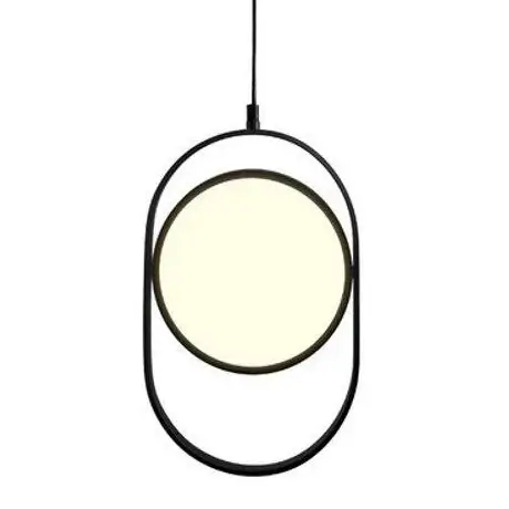 Ledowa lampa frame Elipse S-60217A-L Step 40W 3000K koło czarna