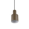Wisząca lampa Agudo 319400141 szara tuba 1x10W E27 z regulacją