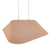 Kopułowa lampa wisząca Carbon P0568 Maxlight LED 8W 3000K beżowa