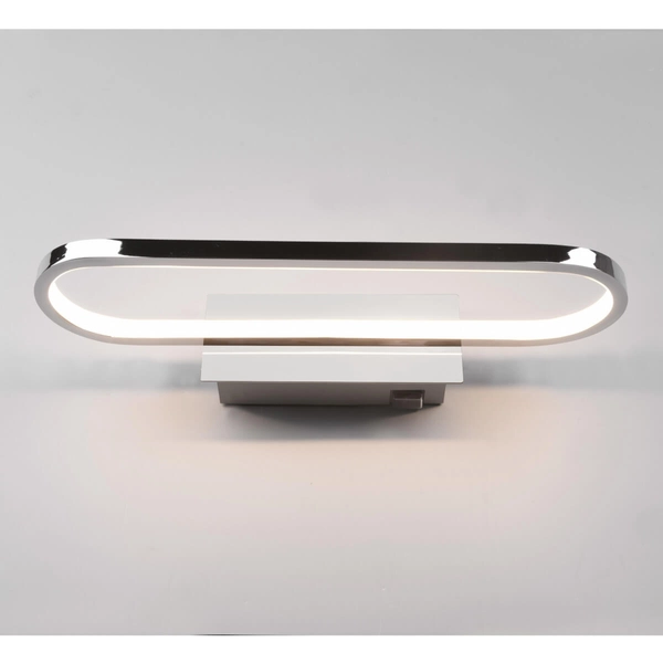 Łazienkowa lampa ścienna GIANNI 283770106 LED 17W 3000K IP44 owalna srebrny
