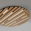 Okrągła lampa sufitowa Q-AKUSTIK brązowa 6421-79 1xLED 38W 2700-5000K CCT