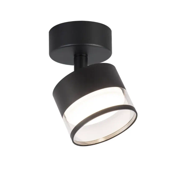 Reflektorek z regulacją Kendal LP-6331/1WS TR/BK do salonu czarny