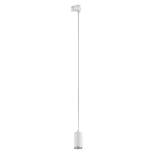 Wisząca lampa trójobwodowa Tracer 4845 TK Lighting tuba do szynoprzewodu biała