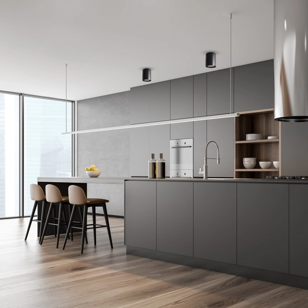 Downlight LAMPA sufitowa BIMA ML7011 Milagro metalowy spot do przedpokoju czarny