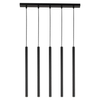 Lampa wisząca tuby Sopel 33615 Sigma wielopunktowa metalowa czarna