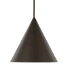Zwieszana lampa salonowa CONO 10073 trójkątna brązowy