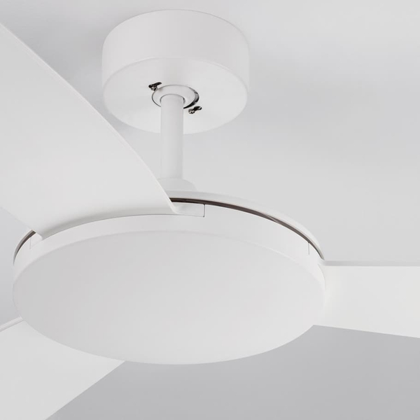 Wentylator sufitowy BLAIRE LE42963 Luces Exclusivas minimalistyczny metal biały