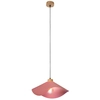 Wisząca lampa loft HATTU 1614519174 kopułowa zwis materiałowy różowy