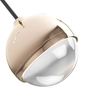 Wisząca lampa glamour Bolicina szklana kula LED 5W 3000K złota