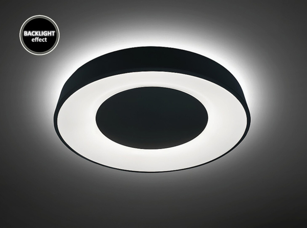 Minimalistyczny plafon Ceilo 3082 Rabalux LED 38W 3000-6500K czarny