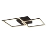 Sufitowa lampa TRAIL R64492132 czarna LED 20W 3000K 44cm kwadratowa