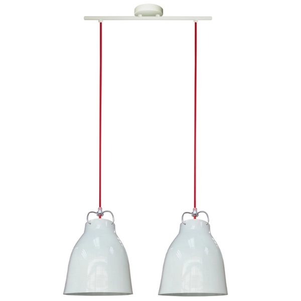 Lampa wisząca PENSILVANIA 2 32-35813 industrialna metalowa zwis biały