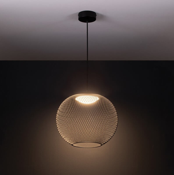 Jadalniana zwieszająca lampa RITA LE44252 LED 19W 3000K klatka czarna