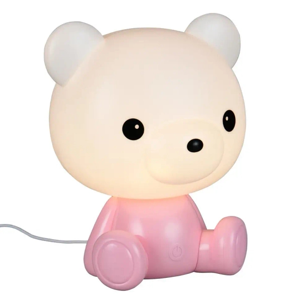 Dziecięca lampka nocna CUTIE R57991193 LED 0,3W 3000K miś różowy