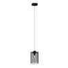 Jadalniana lampa zwisająca Nira MD3523-1-EBCN Zumaline czarna przydymiona