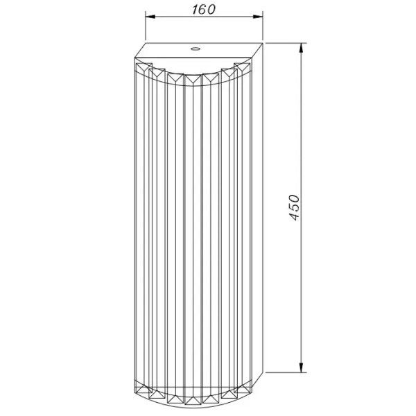 Lampa ścienna glamour EXELLENT ST-88022W przezroczysta złota