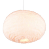 Lampa wisząca Furry R31581901 kulista pluszowa biały
