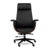 Ergonomiczny fotel biurowy Admiral KH1501100303 ekoskóra czarny