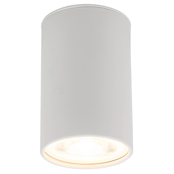 Punktowa lampa nasufitowa Top 5766 do jadalni tubka rurka biała