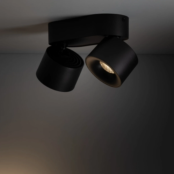 Ledowa lampa sufitowa SPARK DUO 18164 LED 20W 3000-6000K czarny