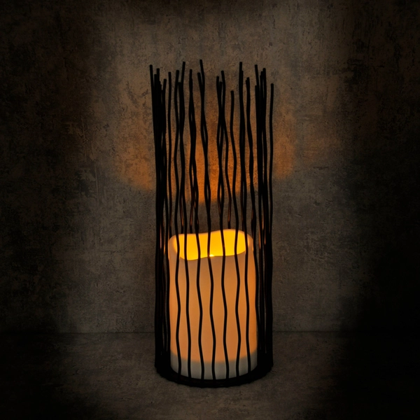 Zewnętrzna latarenka Nyborg XL 313294 candle na baterie czarna