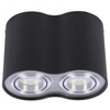 Plafon lampa sufitowa Bross AZ0782 metalowa tuba czarna chrom