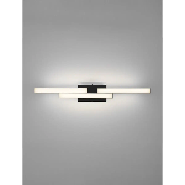 Lampa ścienna łazienkowa MARVONA LE45683 LED 14W 4000K IP44 biała czarna