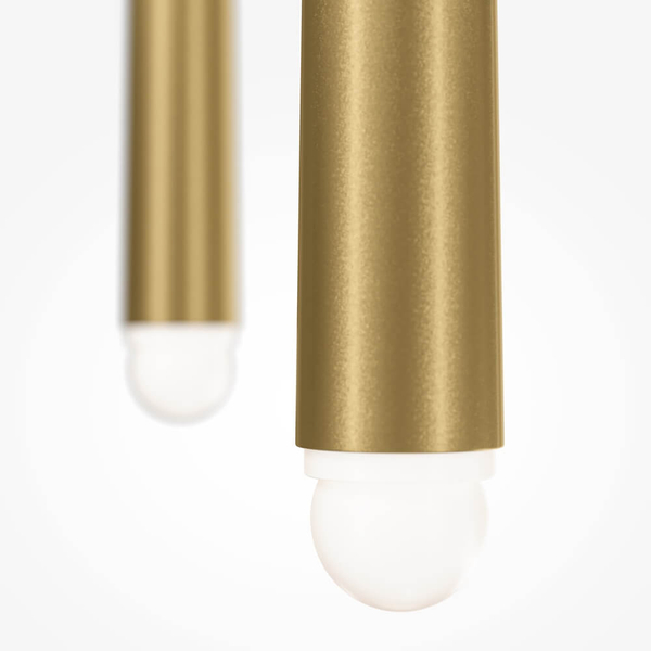 Zwieszana lampa tubki Cascade MOD132PL-L18BSK LED 19W 2500-3500K mosiądz